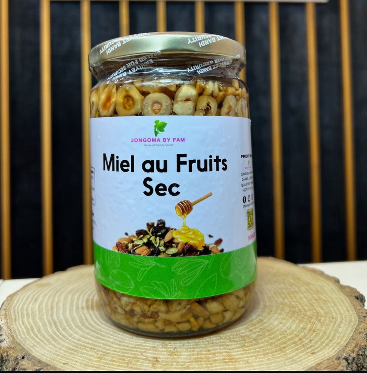 Miel aux Fruits Secs – 500g