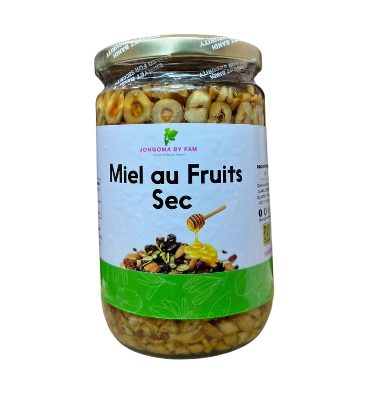 Miel aux Fruits Secs – 500g
